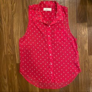 Abercrombie Sheer Floral Tank